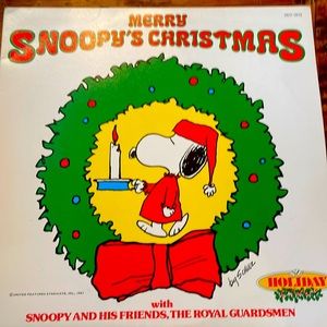 Merry Snoopy Christmas Vinyl Album @1980